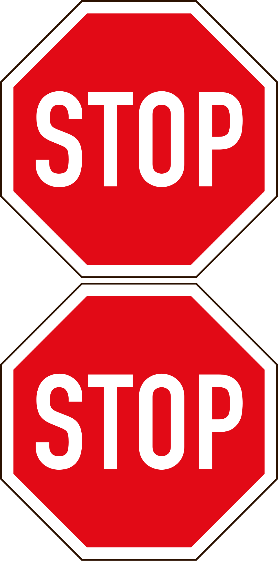 Stop sign (R1.1)