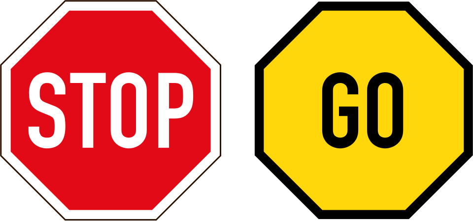 STOP/RY-GO sign (R1.5)