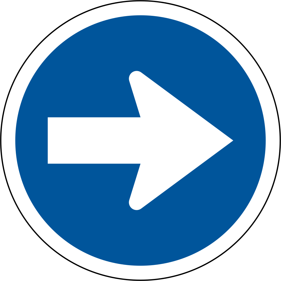 Proceed right only
