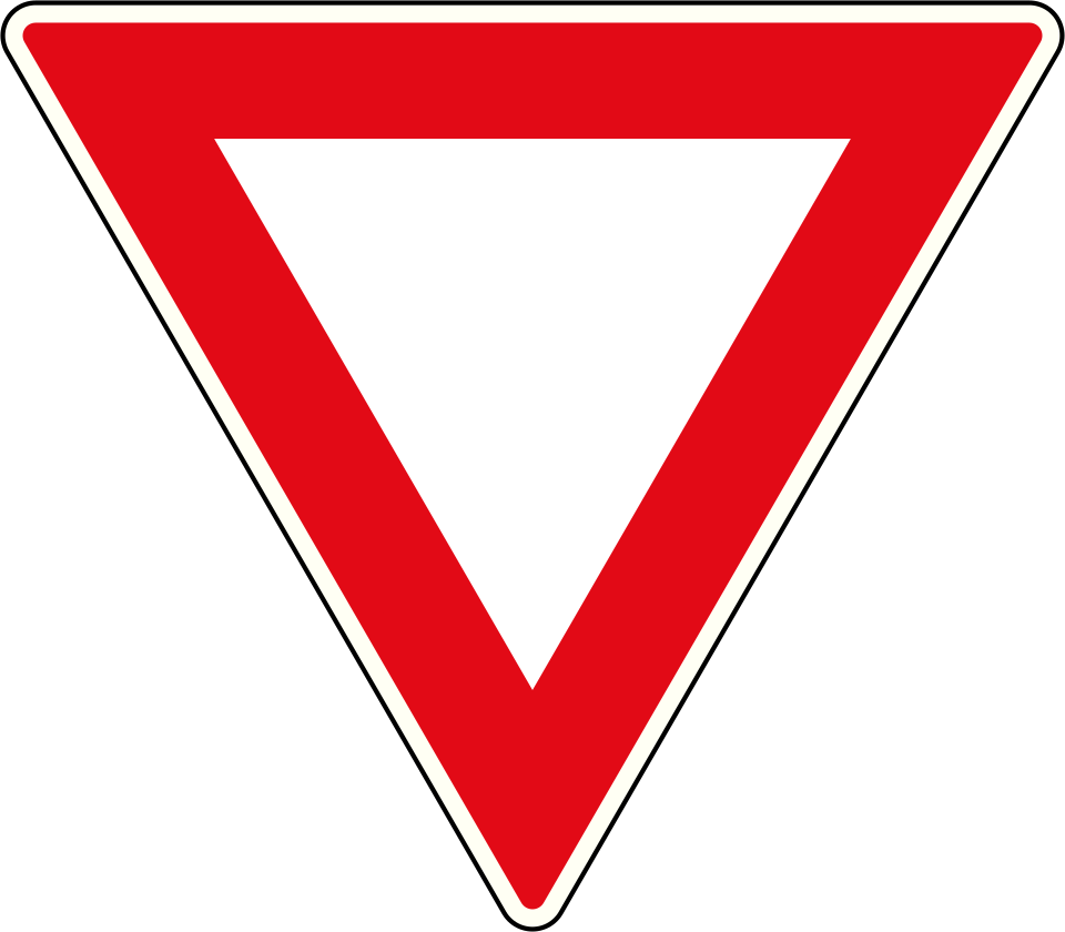 Yield sign (R2)