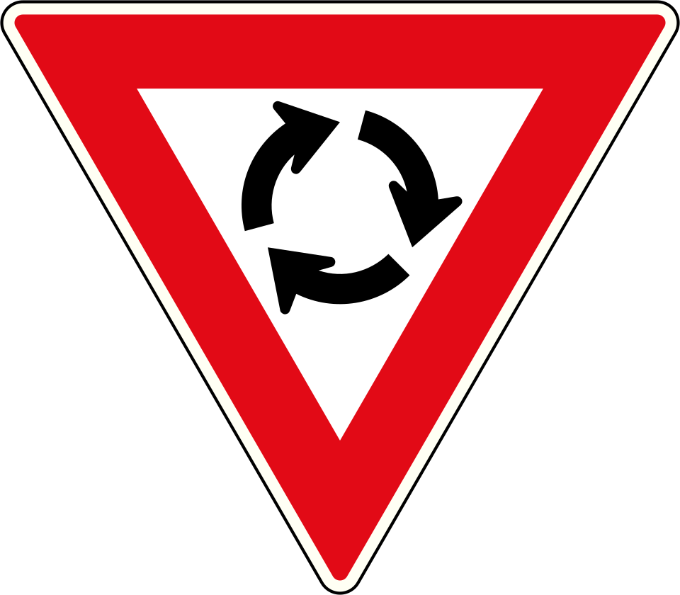 Yield at traffic circle (R2.2)
