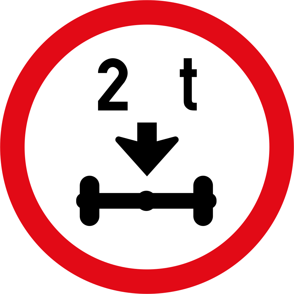 Axle mass limit (R203)