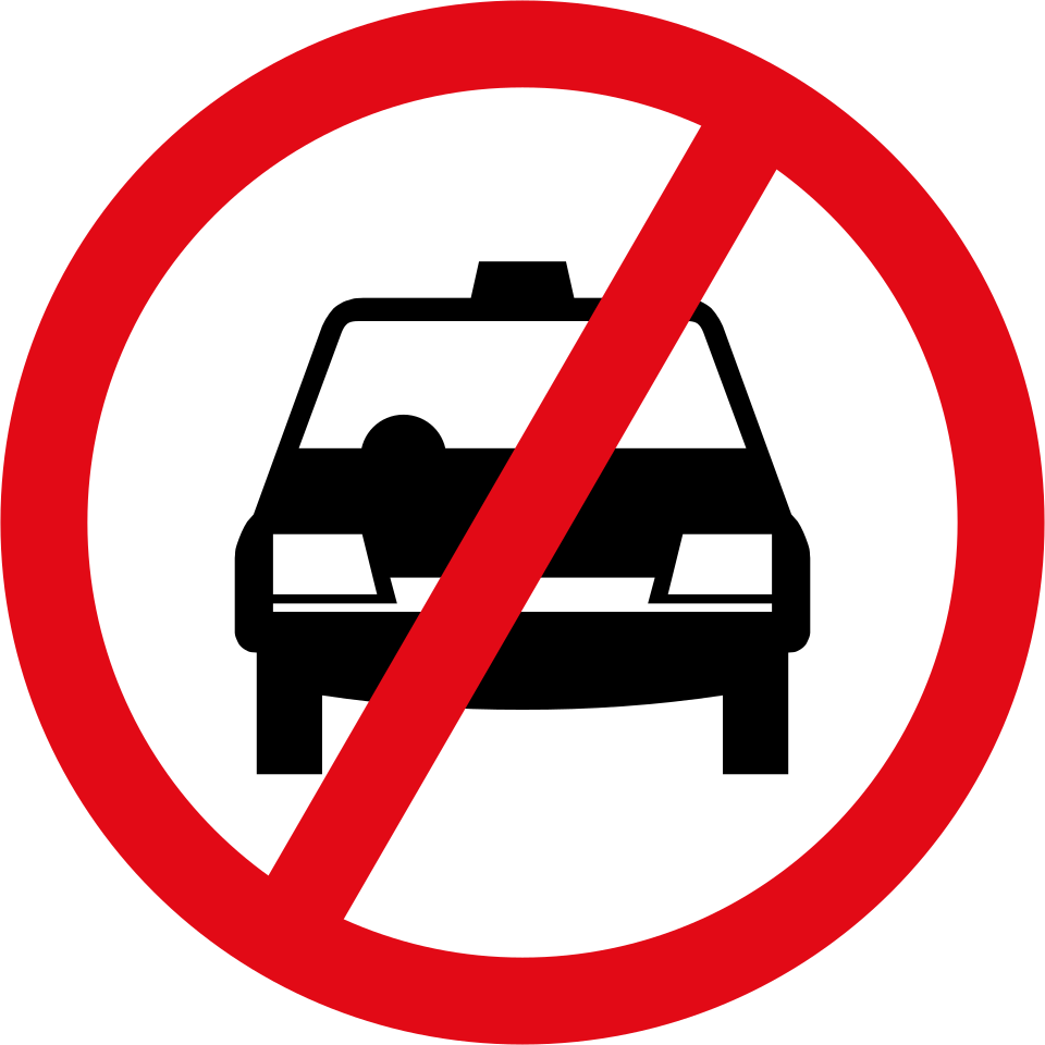 Taxis prohibited (R224)