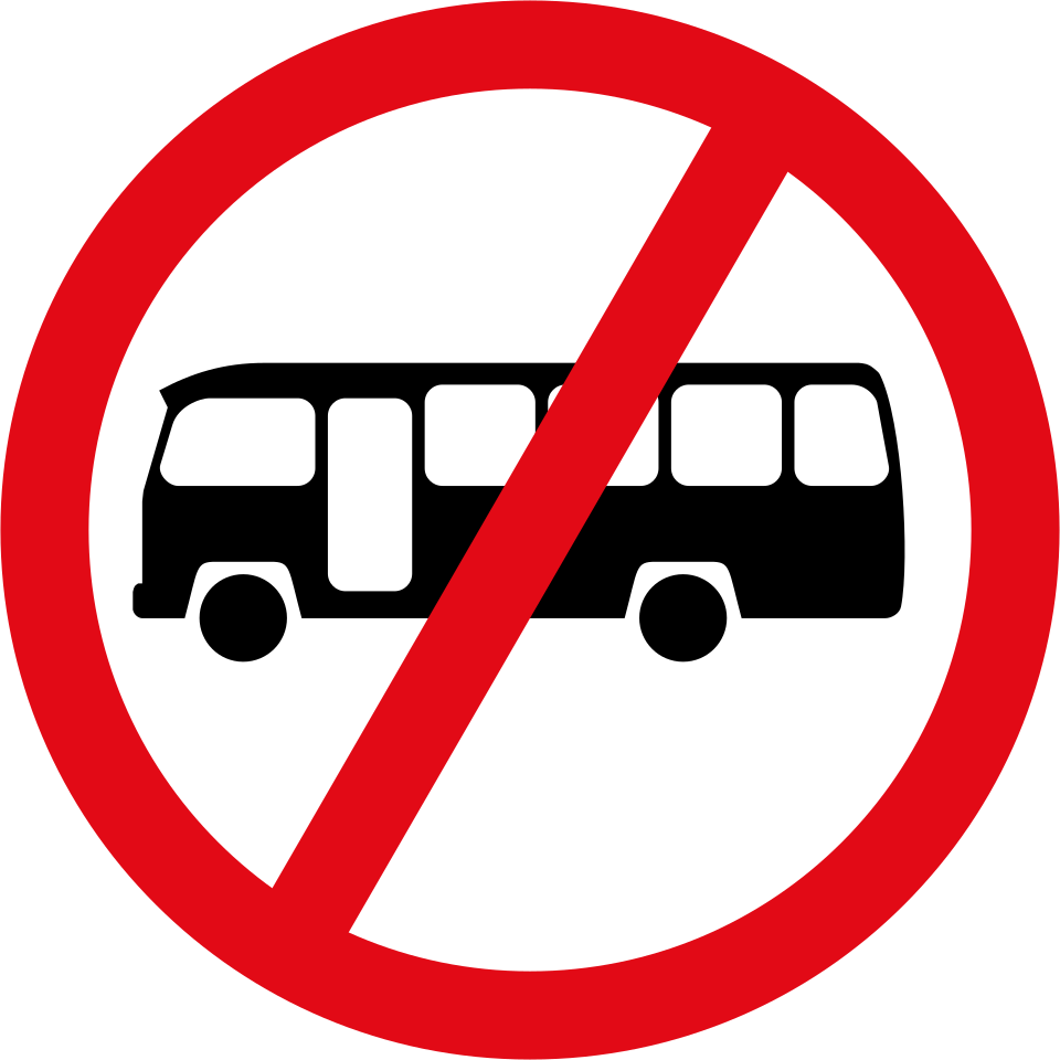 Midi buses prohibited (R226)