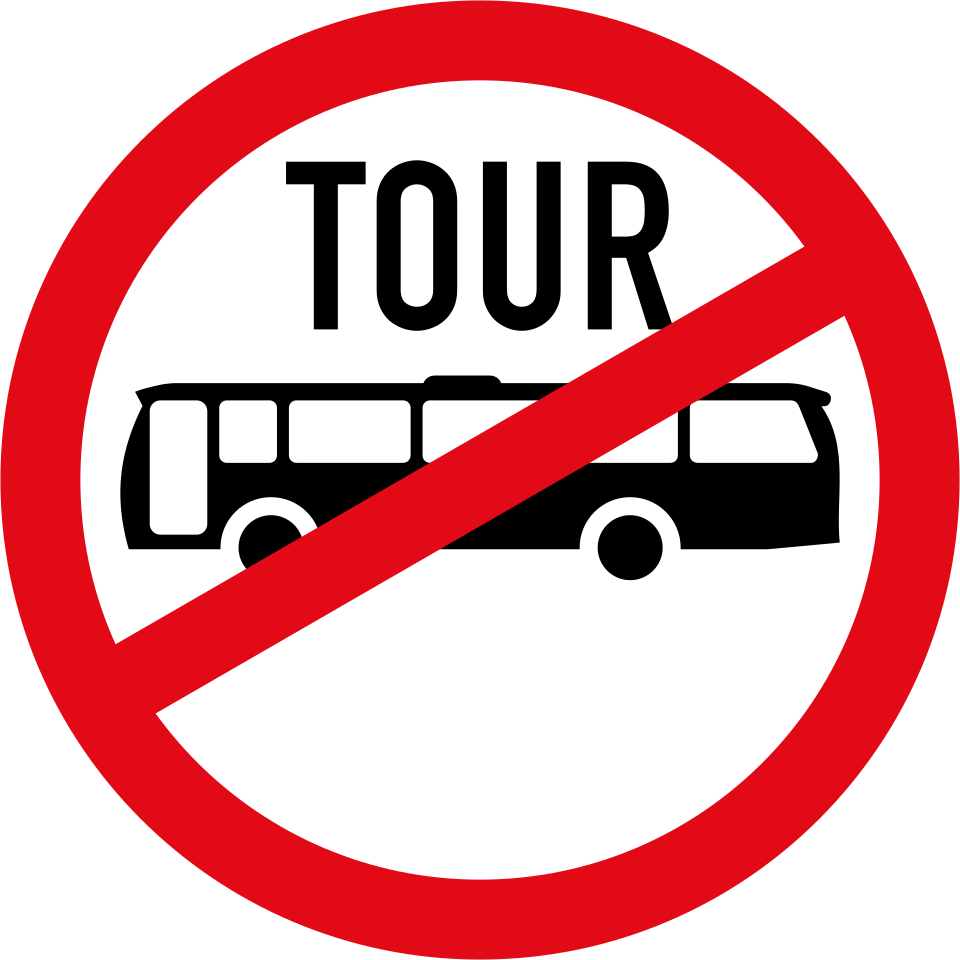Tour buses prohibited (R235)