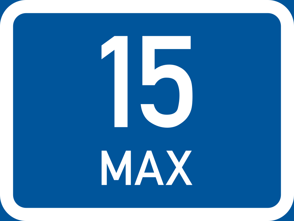 Maximum number of vehicles (R540)