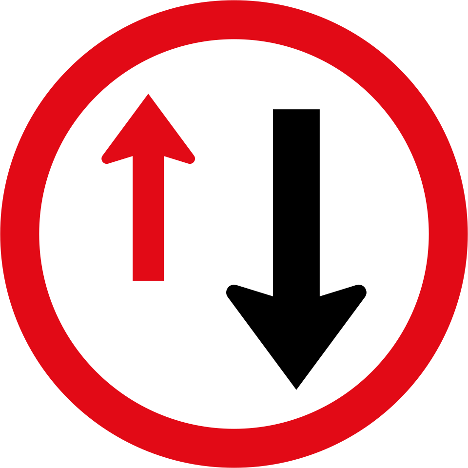 Yield to oncoming traffic (R6)