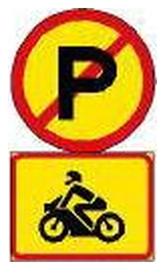No parking, motor cycles (temporary) (TR216-562)