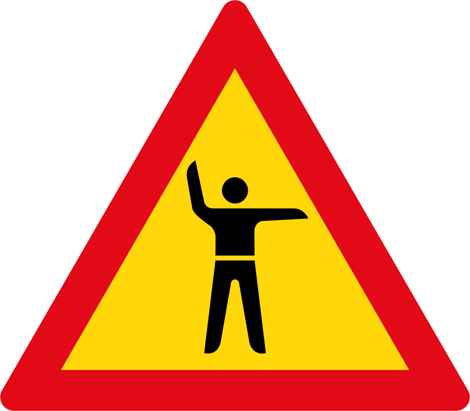 Traffic control ahead (TW304)