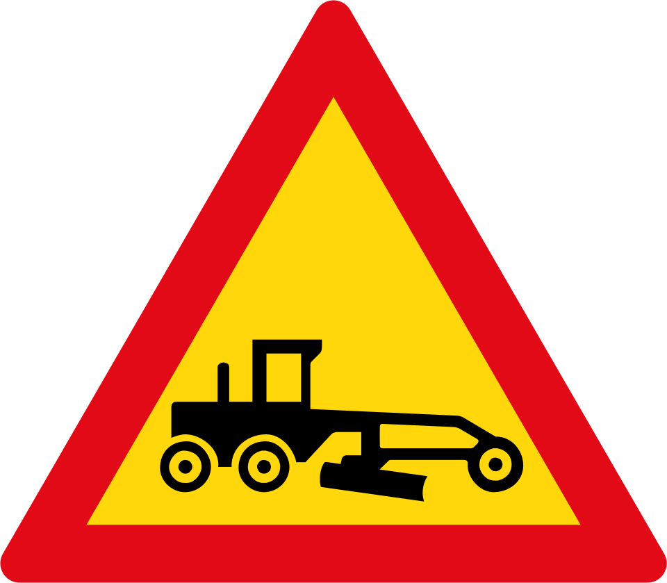 Grader working (TW337)