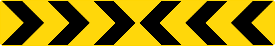 Road closed chevron (TW410)