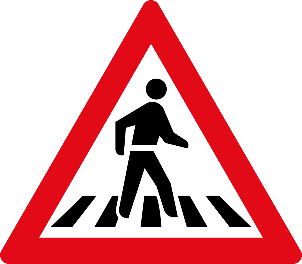 Pedestrian crossing (W306)