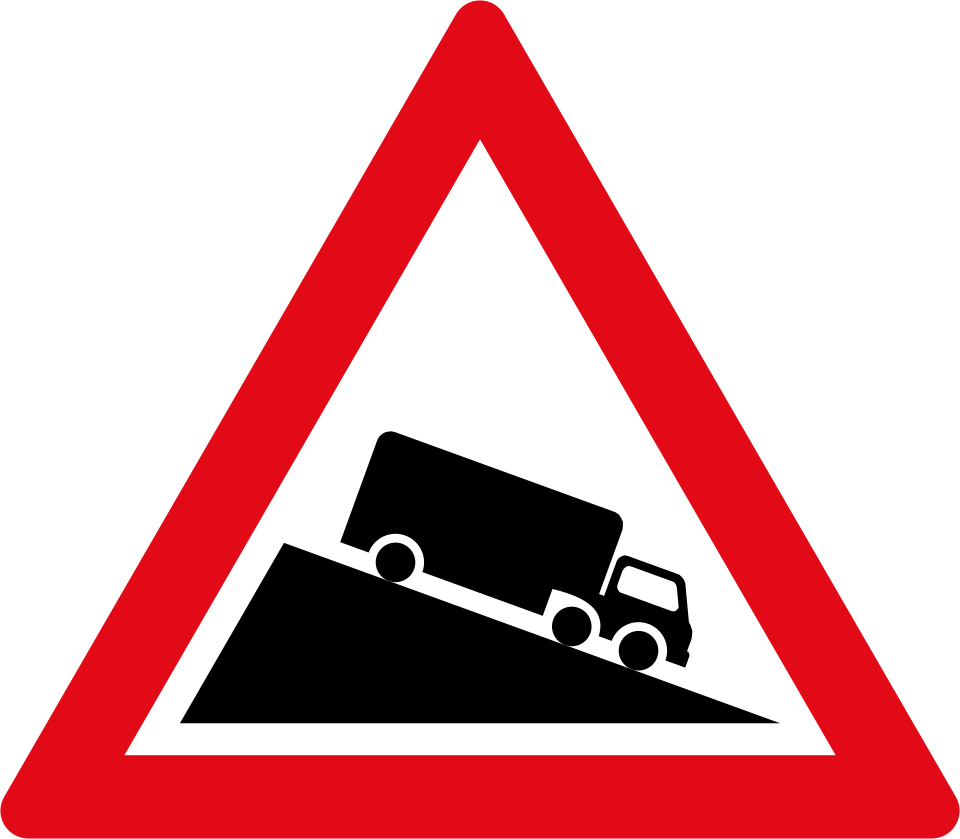 Steep ascend and steep descend (W322)