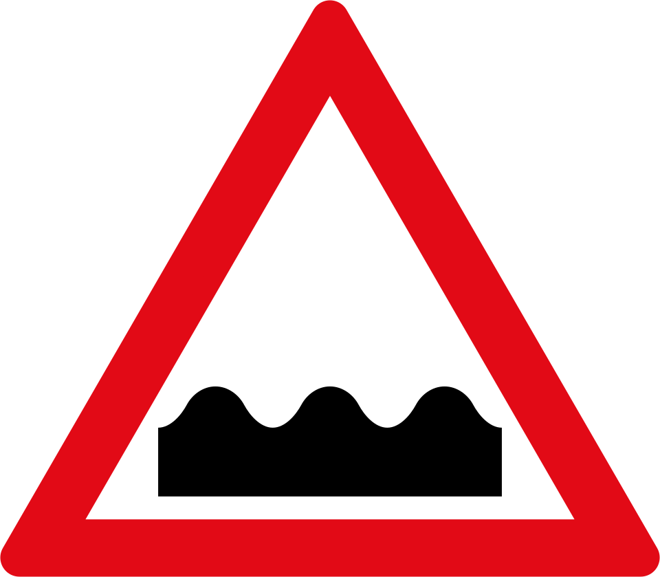 Uneven roadway (W331)