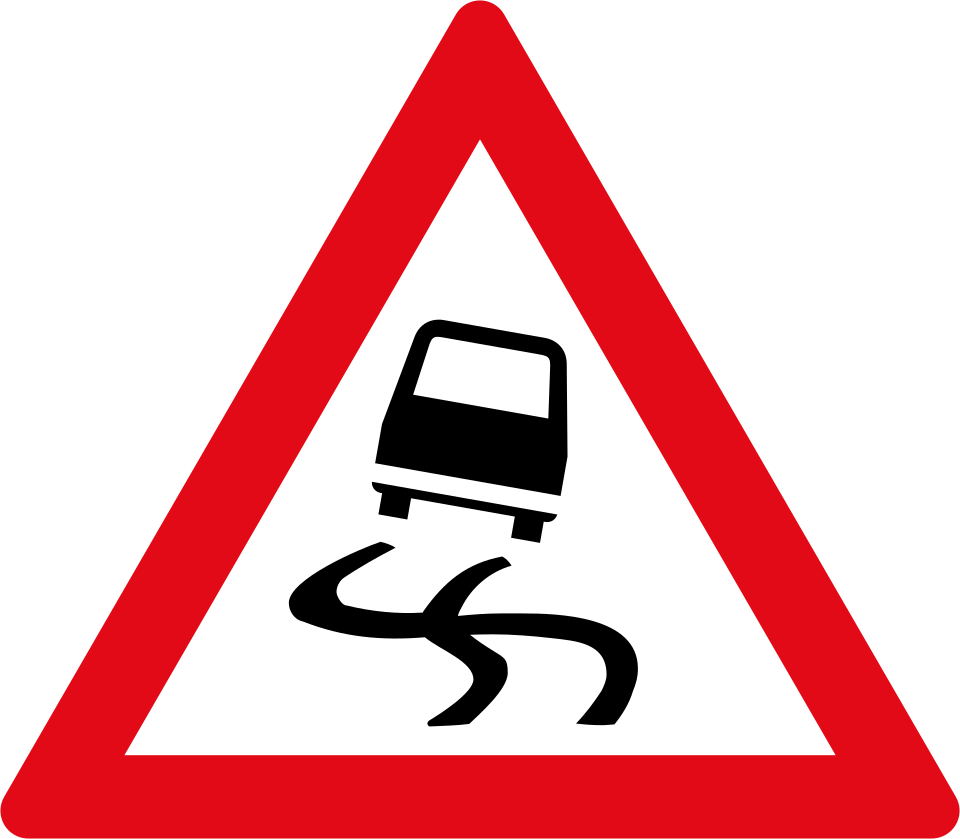 Slippery road (W333)