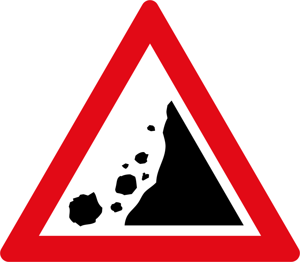 Falling rocks (W334)
